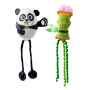 Picture of TOY CAT KONG SCATTLES Panda - 2/pk