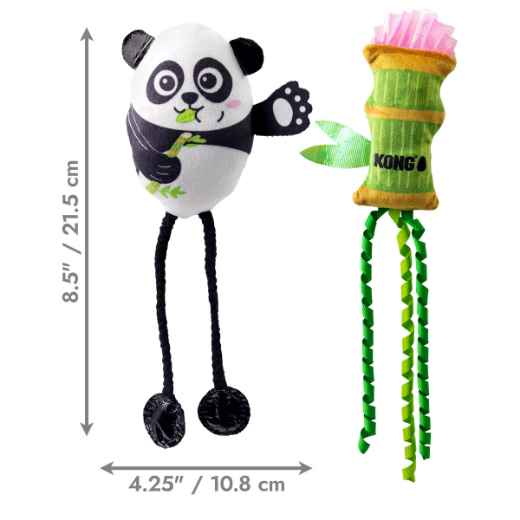 Picture of TOY CAT KONG SCATTLES Panda - 2/pk