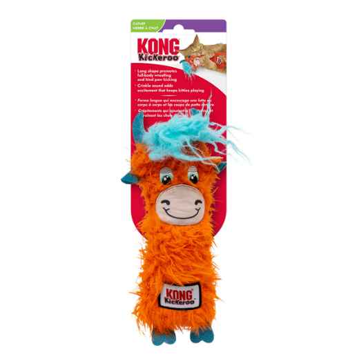 Picture of TOY CAT KONG KICKEROO Highland Cow Assorted Colors