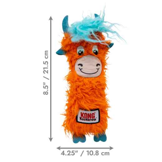 Picture of TOY CAT KONG KICKEROO Highland Cow Assorted Colors