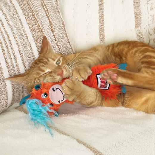 Picture of TOY CAT KONG KICKEROO Highland Cow Assorted Colors