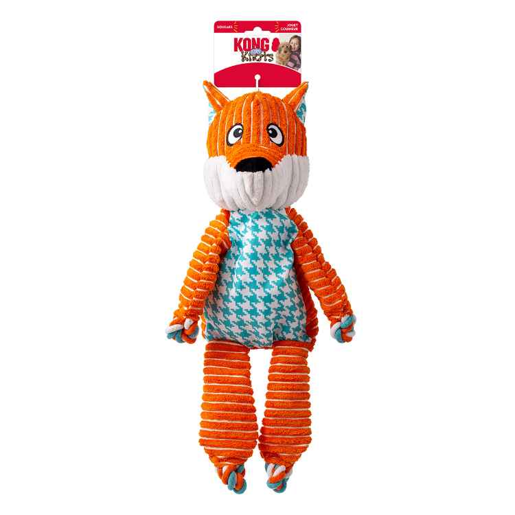 Picture of TOY DOG KONG FLOPPY KNOTS Fox - Jumbo