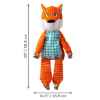 Picture of TOY DOG KONG FLOPPY KNOTS Fox - Jumbo