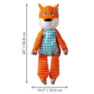Picture of TOY DOG KONG FLOPPY KNOTS Fox - Jumbo