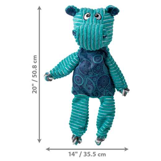 Picture of TOY DOG KONG FLOPPY KNOTS Hippo  - Jumbo