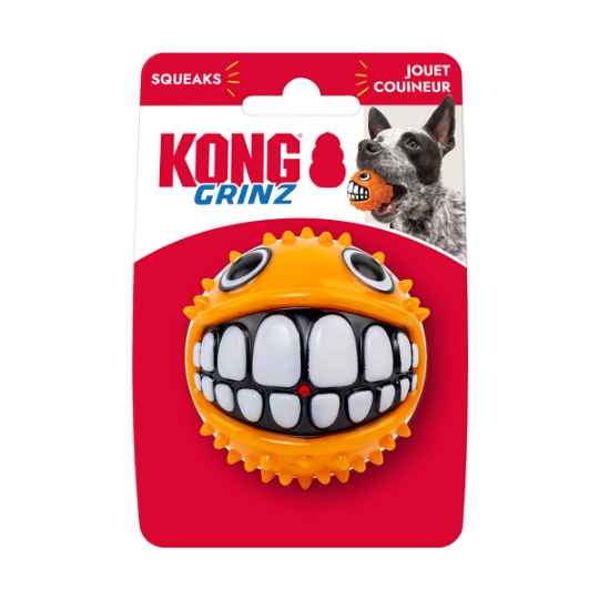 Picture of TOY DOG KONG GRINZ BALL Puffer Fish - Medium