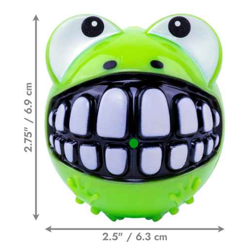 Picture of TOY DOG KONG GRINZ BALL Frog - Medium