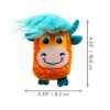 Picture of TOY CAT KONG SCATTLES Highland Cow PDQ - 12/box