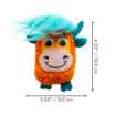 Picture of TOY CAT KONG SCATTLES Highland Cow PDQ - 12/box