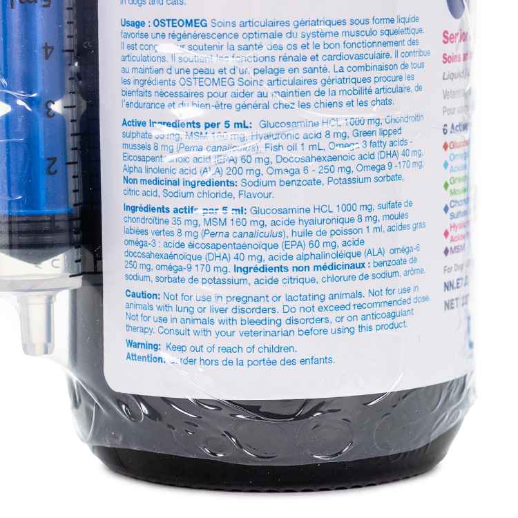 Picture of UBAVET OSTEOMEG SENIOR JOINT CARE - 237ml