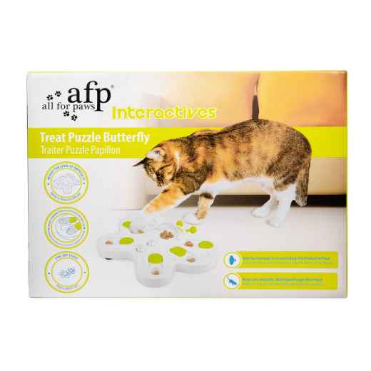 Picture of TOY CAT AFP INTERACTIVES TREAT PUZZLE - Butterfly
