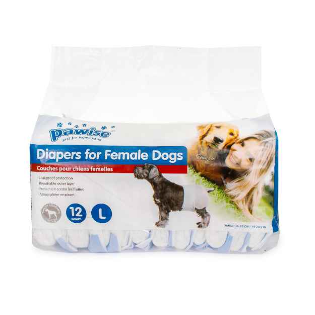 Picture of DIAPER Large PAWISE DISPOSABLES - 12/pk