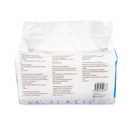 Picture of DIAPER PAWISE DISPOSABLES for Female Dogs Large - 12/pk