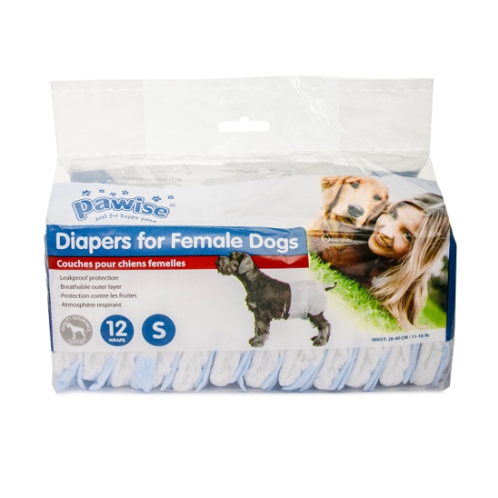 Picture of DIAPER Small PAWISE DISPOSABLES - 12/pk