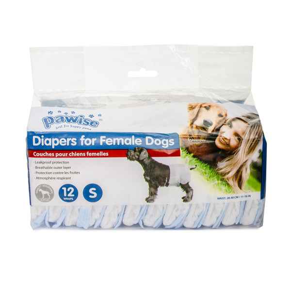 Picture of DIAPER Small PAWISE DISPOSABLES - 12/pk