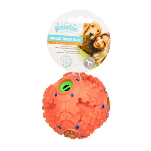 Picture of TOY DOG PAWISE GIGGLE TREAT BALL - 9cm