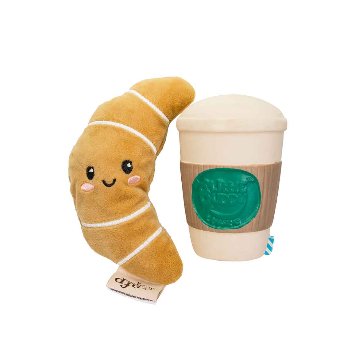 Picture of TOY DOG AFP LITTLE BUDDY Croissant with Coffee - 2/pk