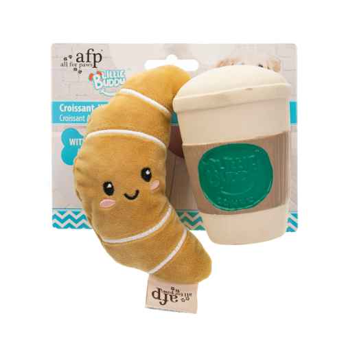 Picture of TOY DOG AFP LITTLE BUDDY Croissant with Coffee - 2/pk