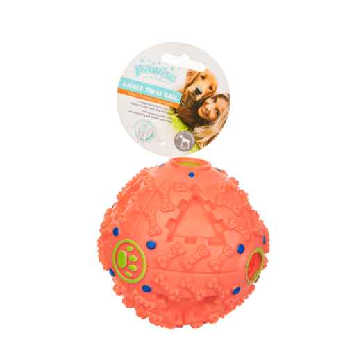 Picture of TOY DOG PAWISE GIGGLE TREAT BALL - 11.5cm