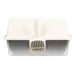 Picture of CAT LITTER BOX AFP Go Fresh Enclosed Stainless Steel - Sand