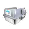 Picture of CAT LITTER BOX AFP Go Fresh Enclosed Stainless Steel - Grey