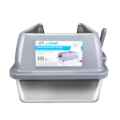 Picture of CAT LITTER BOX AFP Go Fresh Enclosed Stainless Steel - Grey