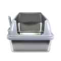 Picture of CAT LITTER BOX AFP Go Fresh Enclosed Stainless Steel - Grey