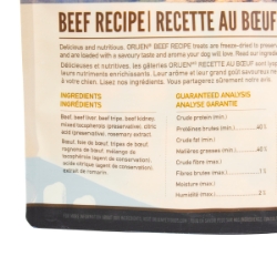 Picture of TREAT CANINE ORIJEN FREEZE DRIED Beef- 92g/3.25oz