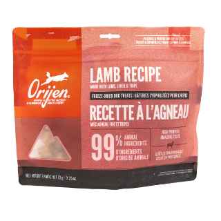 Picture of TREAT CANINE ORIJEN FREEZE DRIED Lamb - 92g / 3.25oz