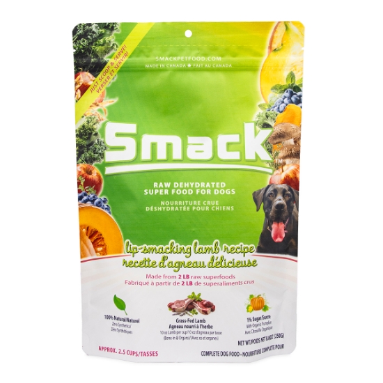 Picture of CANINE SMACK RAW SUPER FOOD DEHYDRATED Lip Smacking Lamb - 250g/8.8oz
