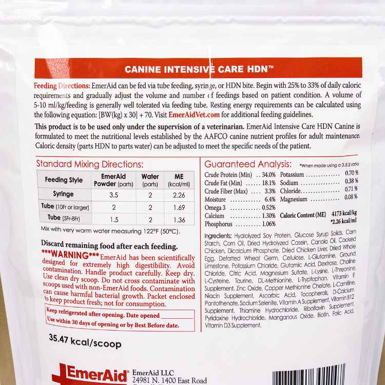 Picture of EMERAID INTENSIVE CARE CANINE HDN - 400g