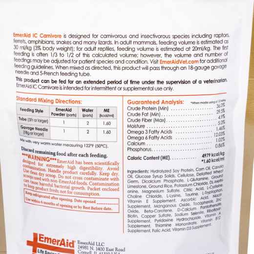 Picture of EMERAID INTENSIVE CARE CARNIVORE - 100g