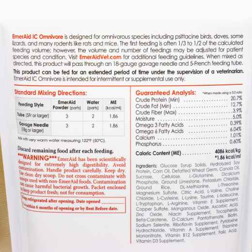 Picture of EMERAID INTENSIVE CARE OMNIVORE - 100g