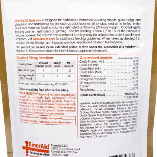 Picture of EMERAID INTENSIVE CARE HERBIVORE - 100g