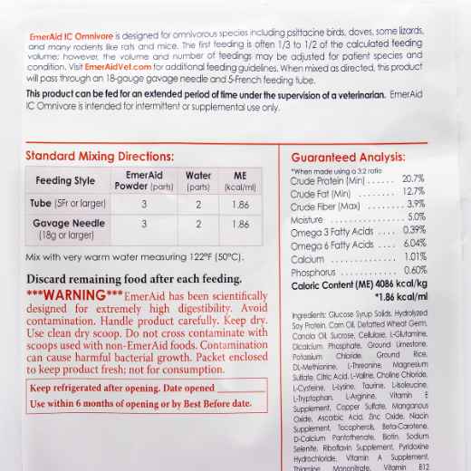 Picture of EMERAID INTENSIVE CARE OMNIVORE - 2kg