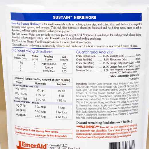 Picture of EMERAID SUSTAIN HERBIVORE with Mint - 100g