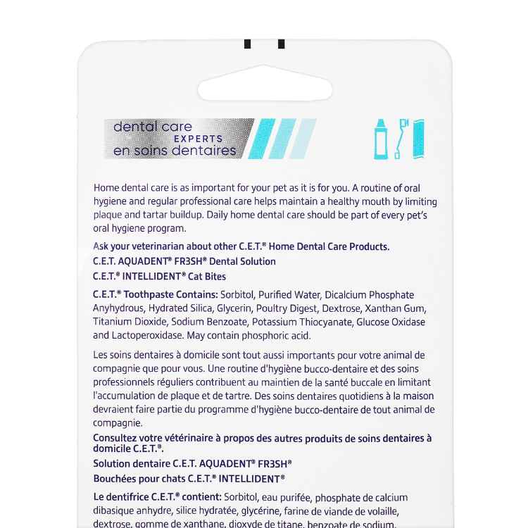 Picture of CET CAT TOOTHBRUSH w/ POULTRY Trial Toothpaste(CET303) - 0.4oz/12g (su144)