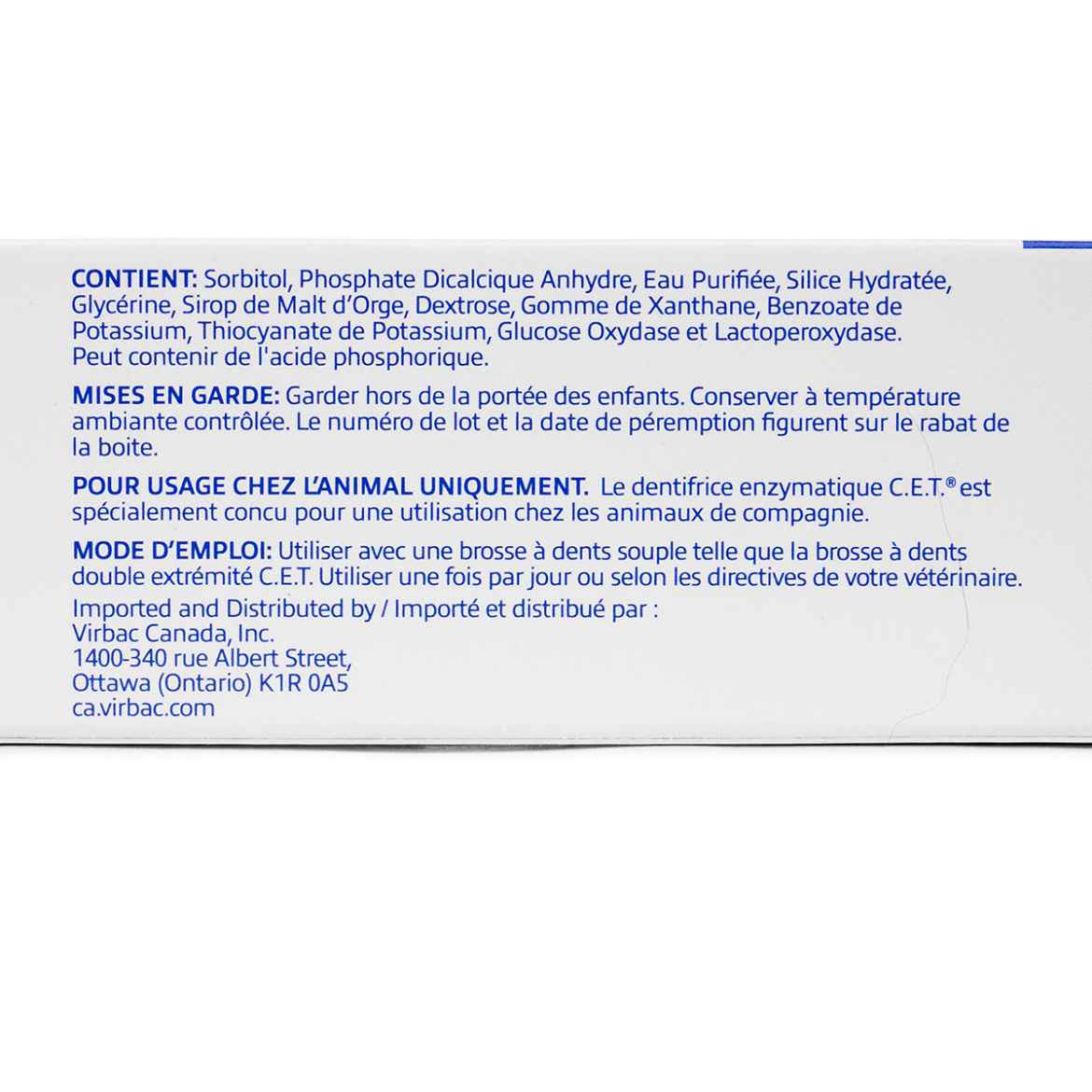 Picture of CET ENZYMATIC TOOTHPASTE MALT TUBE (CET102) - 2.5oz / 70g (su96)
