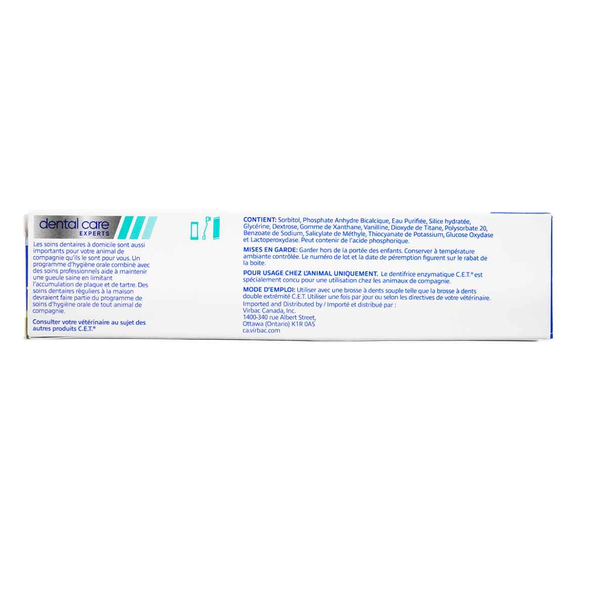 Picture of CET ENZYMATIC TOOTHPASTE VANILLA MINT TUBE (CET103) - 2.5oz / 70g (su96)
