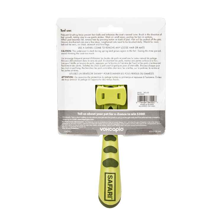 Picture of SLICKER BRUSH SELF CLEANING Safari (W419) - Cat