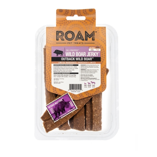 Picture of TREAT CANINE ROAM WILD BOAR JERKY -142g/5oz
