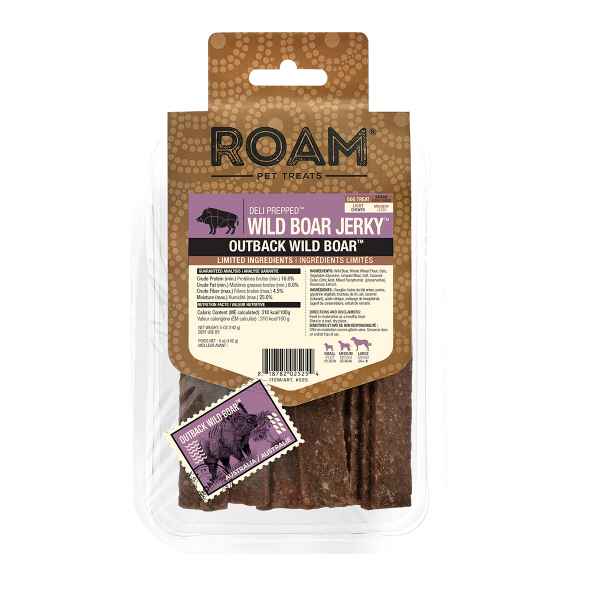 Picture of TREAT CANINE ROAM WILD BOAR JERKY -142g/5oz