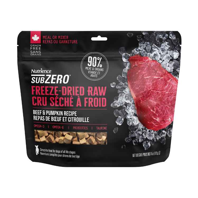 Picture of CANINE NUTRIENCE SUBZERO FD RAW Beef & Pumpkin - 4oz/113g
