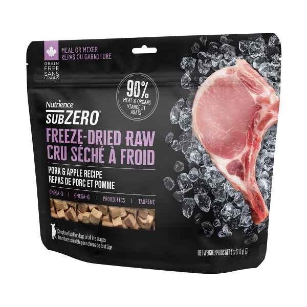 Picture of CANINE NUTRIENCE SUBZERO FD RAW Pork & Apple - 4oz/113g