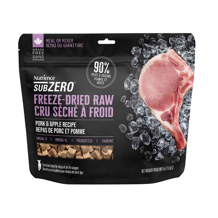 Picture of CANINE NUTRIENCE SUBZERO FD RAW Pork & Apple - 4oz/113g