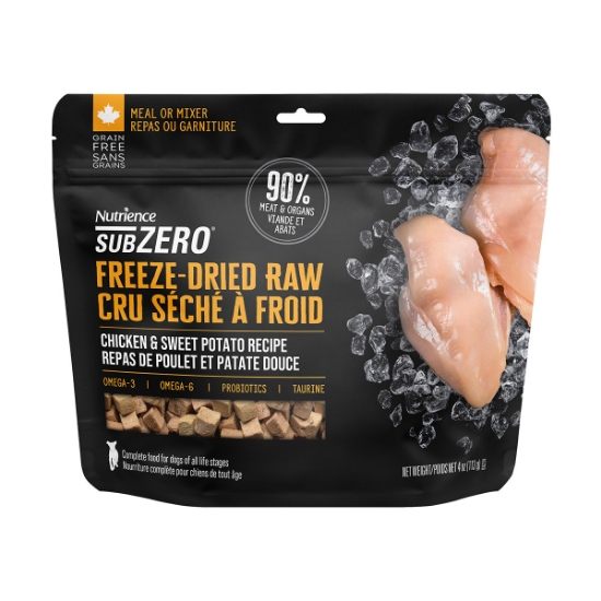 Picture of CANINE NUTRIENCE SUBZERO FD RAW Chicken & Sweet Potato - 4oz/113g