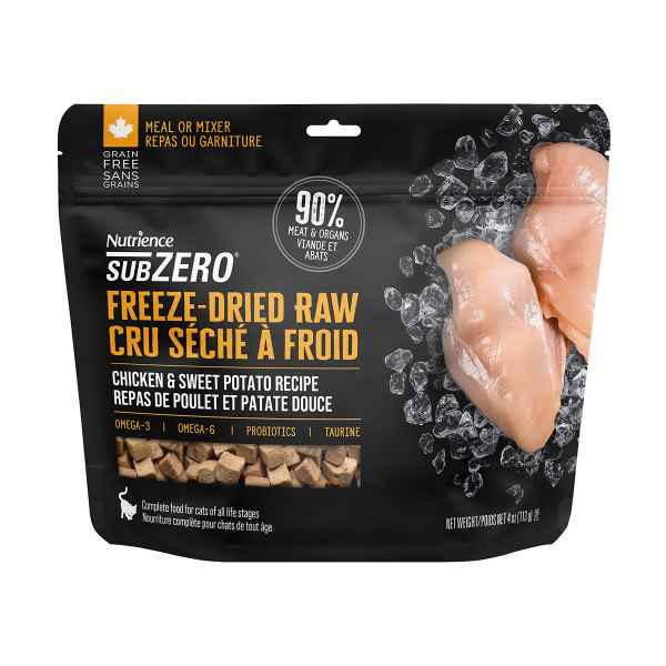 Picture of FELINE NUTRIENCE SUBZERO FD RAW Chicken & Sweet Potato - 4oz/113g