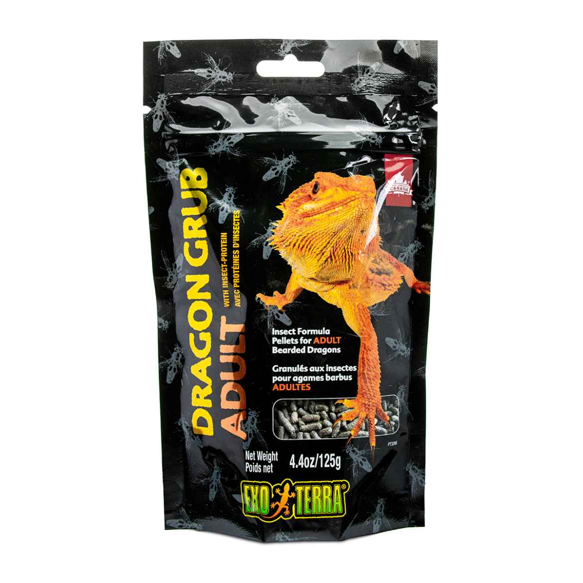 Picture of EXO TERRA DRAGON GRUB PELLETS for ADULT BEARDED DRAGONS - 4.4oz/125g