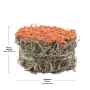 Picture of LIVING WORLD GREEN BOTANICALS HAY CAKE with Carrots - 2.6oz/75g