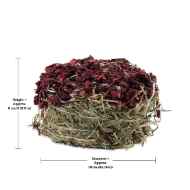 Picture of LIVING WORLD GREEN BOTANICALS HAY CAKE with Beets - 2.6oz/75g